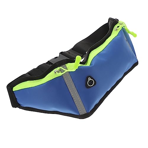 MUSISALY Packung 3 Sport Bauchtasche Hüfttasche Für Männer Taillen-Handytasche Sporttasche Handy-hüfttasche Gürteltaschen Für Herren Wasserabweisende Hüfttasche Lauftaschen Blue Nylon von MUSISALY