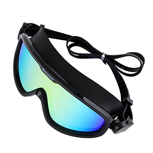 MUSISALY Schwimmausrüstung Herrenbrille Schwimmbrille Mit Nasenabdeckung Schwimmbrille Für Kinder Brille Mit Klaren Gläsern Gläser Klar Snowboardbrille Herren Schwimmbrillen Black von MUSISALY