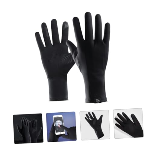 MUSISALY Winter Outdoor Sport Handschuhe Für Herren Und Damen Vollfinger Antiskid Fahrradhandschuhe Winddicht rutschfest Leicht Touchscreen Fähig Größe von MUSISALY