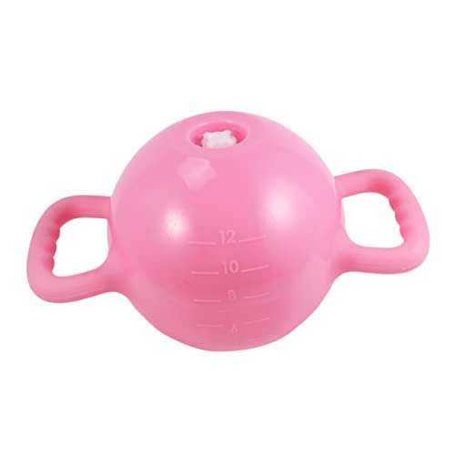 MUSISALY Yoga-Kettlebells turngeräte fitness Flat Base Kettle Bell Fitnessbedarf Wasser Kettlebell Glocken Sportwasserflasche Massagekesselglocke Wasserkocher Glocke Rosa von MUSISALY