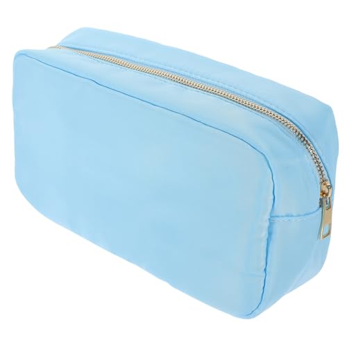 MUSISALY wasserdichte Kosmetiktasche Make-up-Organizer Kulturbeutel Make-up-pinseltasche Kosmetikbehälter Outdoor-Make-up-Taschen Reise-Make-up-Taschen Münztüten Reisetaschen Blue Nylon von MUSISALY