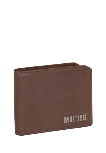 MUSTANG Fresno Leather Wallet Brown von MUSTANG