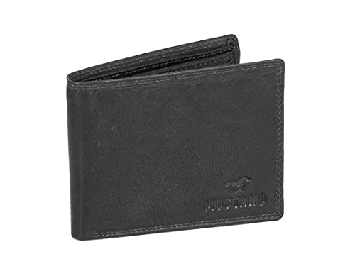 MUSTANG Udine Leather Wallet Side Opening Black MUSTANG Udine Leather Wallet Side Opening Black von MUSTANG