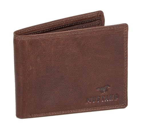 MUSTANG Udine Leather Wallet Side Opening Brown MUSTANG Udine Leather Wallet Side Opening Brown von MUSTANG