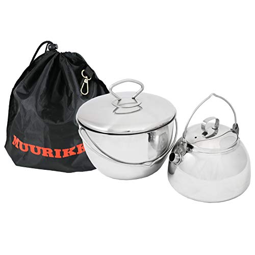 Muurikka Camping-Set Wasserkessel & Topf für für offenes Feuer und alle Outdoor-Kochgelegenheiten Muurikka Camping-Set Wasserkessel & Topf für für offenes Feuer und alle Outdoor-Kochgelegenheiten von MUURIKKA