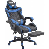 MUWO "FusionX" E-Sports Gamingstuhl mit Fußstütze blau MUWO "FusionX" E-Sports Gamingstuhl mit Fußstütze blau von MUWO