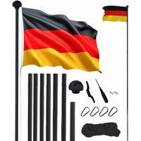 MUWO "Glory" Fahnenmast 6,1 m mit Bodenhülse schwarz MUWO "Glory" Fahnenmast 6,1 m mit Bodenhülse schwarz von MUWO