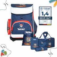 MUWO "Lil Pirate" Kinder Schulranzen Set 5tlg. von MUWO