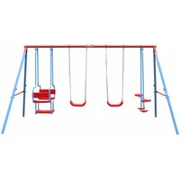 MUWO "Saphira" Spielgerüst mit 2 Schaukeln, Schaukelwippe und Gondel MUWO "Saphira" Spielgerüst mit 2 Schaukeln, Schaukelwippe und Gondel von MUWO
