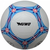 MUWO "Topscorer" Gummi-Fußball weiß blau von MUWO