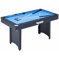 MUWO "Winner" Billardtisch 153x84x79 cm schwarz blau MUWO "Winner" Billardtisch 153x84x79 cm schwarz blau von MUWO