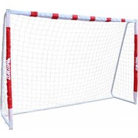 MUWO großes Fußballtor aus Stahl 3 x 2 m rot/weiß MUWO großes Fußballtor aus Stahl 3 x 2 m rot/weiß von MUWO