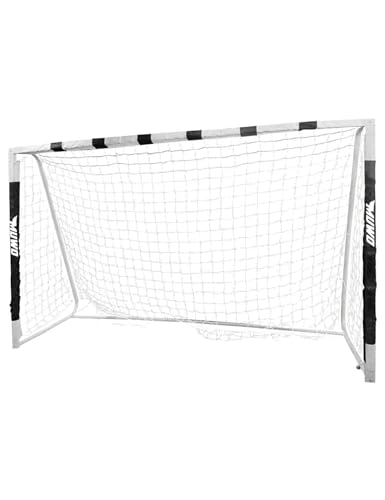 MUWO großes Fußballtor aus robustem Stahl, mit Textilmantel und Netz. 3 x 2 Meter groß, einfacher Aufbau durch Stecksystem mit Bildanleitung. Für Indoor und Outdoor geeignet. (Weiß) MUWO großes Fußballtor aus robustem Stahl, mit Textilmantel und Netz. 3 x 2 Meter groß, einfacher Aufbau durch Stecksystem mit Bildanleitung. Für Indoor und Outdoor geeignet. (Weiß) von MUWO