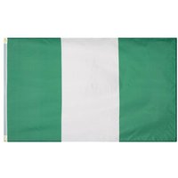 Nigeria Flagge MUWO "Nations Together" 90 x 150 cm von MUWO