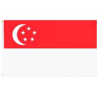 Singapur MUWO "Nations Together" Flagge 90x150cm Singapur MUWO "Nations Together" Flagge 90x150cm von MUWO