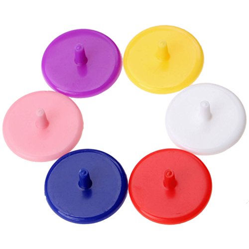 100pcs Golf Position Marker Kunststoff Golfball Mehrfarbige Flache Runde Marker 100pcs Golf Position Marker Kunststoff Golfball Mehrfarbige Flache Runde Marker von MUXSAM