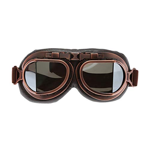 MUXSAM 1Stück Schutzbrillen Sonnenbrille Vintage Motorradbrille Fliegerbrille für Fahrrad Skibrillen Vintage Motorräder Brille für ATV Bike,Silber MUXSAM 1Stück Schutzbrillen Sonnenbrille Vintage Motorradbrille Fliegerbrille für Fahrrad Skibrillen Vintage Motorräder Brille für ATV Bike,Silber von MUXSAM