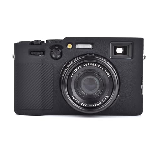 MUZIRI KINOKOO Silikon Tasche für Fuji X100 VI Kamera, ultradünne, weiche Gummi-Schutzhülle für Fuji X100 VI, Kratzfeste, schmale Passform, leichte Hülle für Fujifilm X100VI Kamera-Schwarz MUZIRI KINOKOO Silikon Tasche für Fuji X100 VI Kamera, ultradünne, weiche Gummi-Schutzhülle für Fuji X100 VI, Kratzfeste, schmale Passform, leichte Hülle für Fujifilm X100VI Kamera-Schwarz von MUZIRI KINOKOO