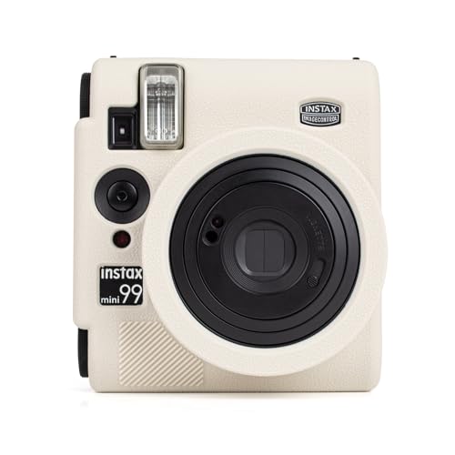 MUZIRI KINOKOO Silikon Tasche für Fuji Mini 99, ultradünne, weiche Gummi-Schutzhülle, kratzfest, schmal, leicht für Fujifilm Mini 99 - Weiß MUZIRI KINOKOO Silikon Tasche für Fuji Mini 99, ultradünne, weiche Gummi-Schutzhülle, kratzfest, schmal, leicht für Fujifilm Mini 99 - Weiß von MUZIRI KINOKOO
