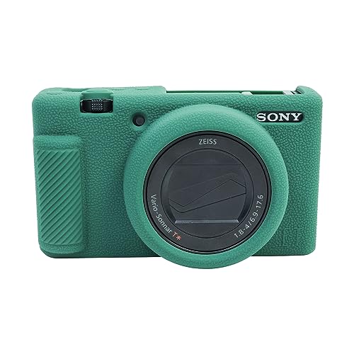 MUZIRI KINOKOO ZV-1 Mark II Hülle, weiche Silikon-Schutzhülle für Sony ZV-1 M2/ZV1 M2/ZV1 Mark II Vlog-Kamera – kratzfest, schlanke Passform, weiches Gummi, Sony ZV-1 M2/ZV-1 Mark II – Grün MUZIRI KINOKOO ZV-1 Mark II Hülle, weiche Silikon-Schutzhülle für Sony ZV-1 M2/ZV1 M2/ZV1 Mark II Vlog-Kamera – kratzfest, schlanke Passform, weiches Gummi, Sony ZV-1 M2/ZV-1 Mark II – Grün von MUZIRI KINOKOO
