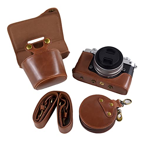 MUZIRI KINOKOO ZFC Tasche, PU-Leder Schutzhülle Kompatibel mit Nikon ZFC/Z FC und 16-50 mm f/3.5-6.3 oder 28 mm f/2.8 SE Objektiv mit Verstellbarer Schultergurt - Kaffee MUZIRI KINOKOO ZFC Tasche, PU-Leder Schutzhülle Kompatibel mit Nikon ZFC/Z FC und 16-50 mm f/3.5-6.3 oder 28 mm f/2.8 SE Objektiv mit Verstellbarer Schultergurt - Kaffee von MUZIRI KINOKOO
