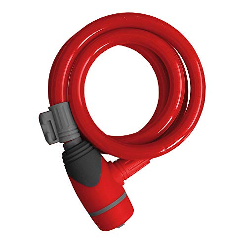 Mv-Tek Fahrradschloss Spirale Unisex Erwachsene, Rot, 1,2 m Mv-Tek Fahrradschloss Spirale Unisex Erwachsene, Rot, 1,2 m von MV-TEK
