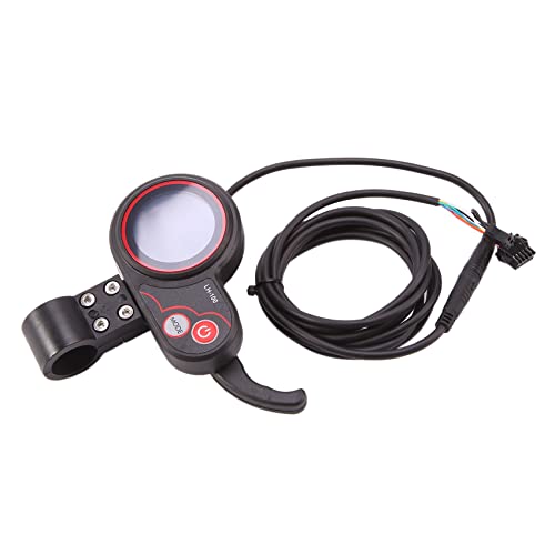 MVKLIW LCD-LH100 24V / 36V / 48V / 60V 6-Poliges Elektrofahrrad-Display Daumengas Tachometer Bedienfeld für Elektroroller von MVKLIW