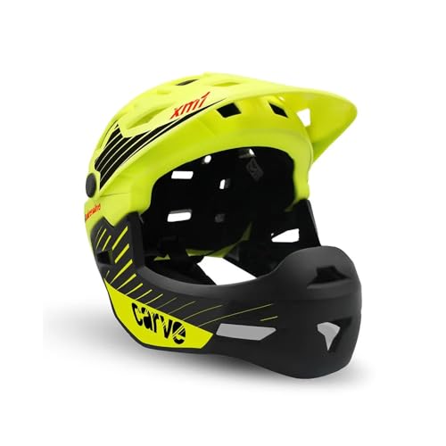 MVTEK Unisex – Erwachsene Casco MTB Carve Giallo Helm Gelb, Neongelb, M 55-58 cm MVTEK Unisex – Erwachsene Casco MTB Carve Giallo Helm Gelb, Neongelb, M 55-58 cm von MVTEK