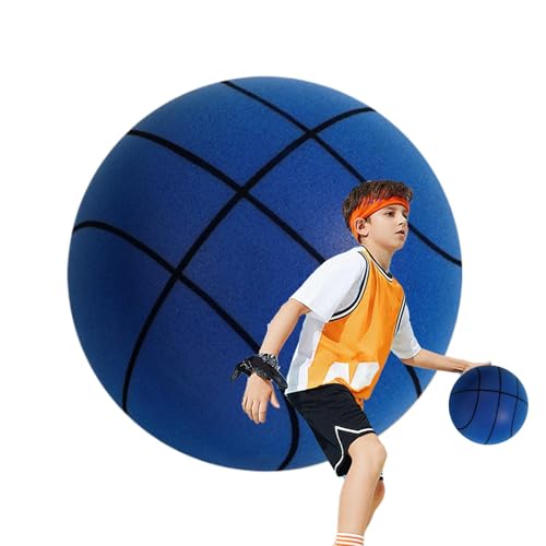 MWZBTG Geräuschloser Basketball-Indoor, Lautlos Hüpfender Basketball Für Den Innenbereich, Lautloser Basketball Für Den Innen Und Außenbereich, Leiser Bounce Kein Lärm Basketball von MWZBTG