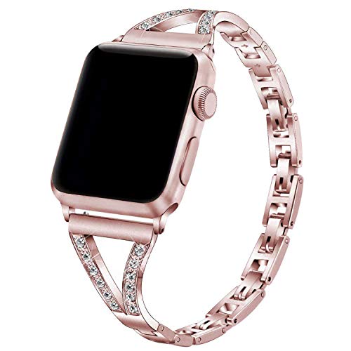 Glitzer Edelstahl Armbänder Kompatibel mit Apple Watch 42mm 44mm 45mm 49mm Ersatz Band, Metall Uhrenarmbänder Replacement Band Diamant Ersatzarmband Kompatibel mit iWatch Ultra 8/7/6/SE/5/4/3/2/1 Glitzer Edelstahl Armbänder Kompatibel mit Apple Watch 42mm 44mm 45mm 49mm Ersatz Band, Metall Uhrenarmbänder Replacement Band Diamant Ersatzarmband Kompatibel mit iWatch Ultra 8/7/6/SE/5/4/3/2/1 von MXFDOKD