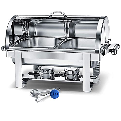 MXFKLJ Professioneller Edelstahl-Chafing Dish, Chafing Dish Catering-Wärmer, Buffet-Set, Verschiedene, Hochzeiten, Partys, Bankette, Catering-Events von MXFKLJ