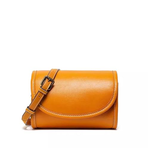 Damen Schultertaschen Kleine Umhängetasche for Damen im Vintage-Stil, 12,5 x 10 x 18,5 cm(Orange) von MXMZSRTH