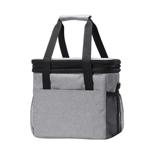 Picknicktasche Doppelter Reißverschluss-Isolierbeutel, verdickt, große Kapazität, Outdoor-Picknick-Tasche, frische Lunch-Tasche(15L) von MXMZSRTH