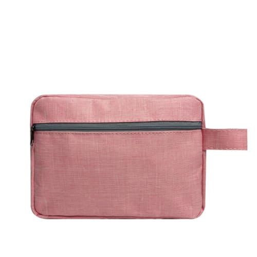 Reise-Kulturbeutel für Damen und Herren Tragbare Kosmetiktasche, tragbare Kulturtasche for Herren mit großer Kapazität for unterwegs(Pink) von MXMZSRTH