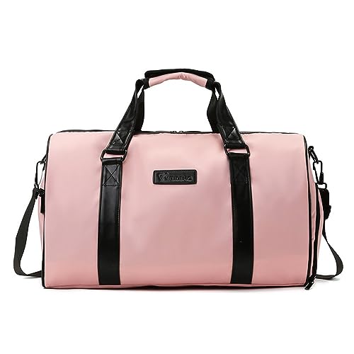 Sport Reisetasche Fitness-Aufbewahrungstasche, einfache Outdoor-Sporttasche, Reisetasche(Pink) von MXMZSRTH