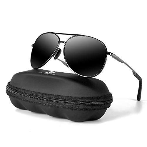 MXNXEU Sonnenbrille Herren Fahrerbrille Polarisiert Schwarz Polarisierte Herren Outdoor Vintage Unisex UV400 Fahren Stile Schwarze Asche MXNXEU Sonnenbrille Herren Fahrerbrille Polarisiert Schwarz Polarisierte Herren Outdoor Vintage Unisex UV400 Fahren Stile Schwarze Asche von MXNXEU