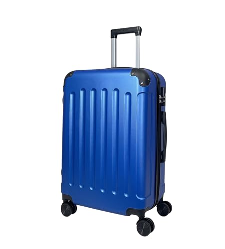 MY TRAVEL BAG Hartschalen-Koffer Reisekoffer ABS Koffer Trolley (Handgepäck-Mittel-Groß-Set) 4 Doppel-Rollen (Hellblau, Handgepäck (55cm)) von MY TRAVEL BAG