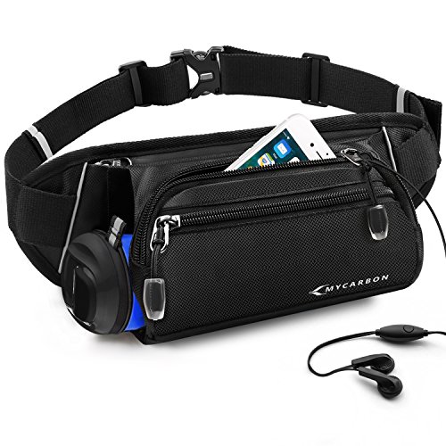 MYCARBON Bauchtasche große Trinkflasche Laufgürtel für Handy unter 6 Zolls, für Langlauf, Laufen, Joggen geeignete Hüfttasche MYCARBON Bauchtasche große Trinkflasche Laufgürtel für Handy unter 6 Zolls, für Langlauf, Laufen, Joggen geeignete Hüfttasche von MYCARBON