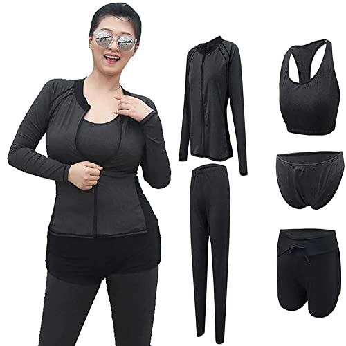MYENA Damen-Badeanzug Plus Größe 4XL-5XL Neoprenanzug Kurzes Oberteil mit Reißverschluss vorne Große Neoprenanzüge und Shorts Surf-Badeanzug Surfen Schnorcheln,Schwarz,5XL MYENA Damen-Badeanzug Plus Größe 4XL-5XL Neoprenanzug Kurzes Oberteil mit Reißverschluss vorne Große Neoprenanzüge und Shorts Surf-Badeanzug Surfen Schnorcheln,Schwarz,5XL von MYENA