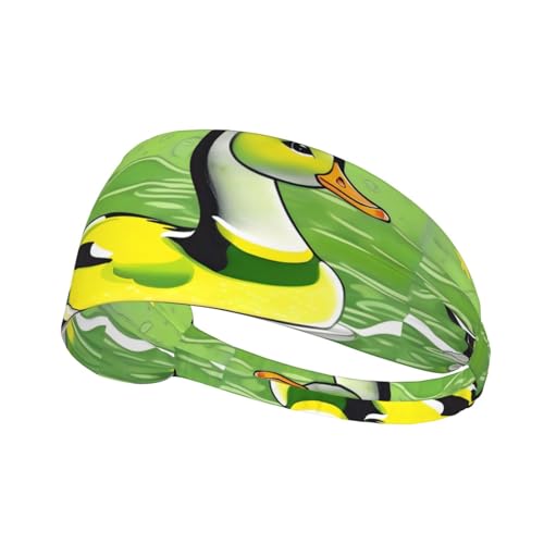 Green Duck Unisex-elastisches Haarband für Outdoor-Sport, Yoga, Laufen, Fitness von MYGANN