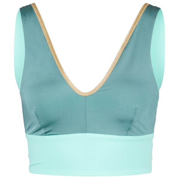 MYMARINI - Women's Yoga Top Shine - Bikini-Top Gr M türkis MYMARINI - Women's Yoga Top Shine - Bikini-Top Gr M türkis von MYMARINI