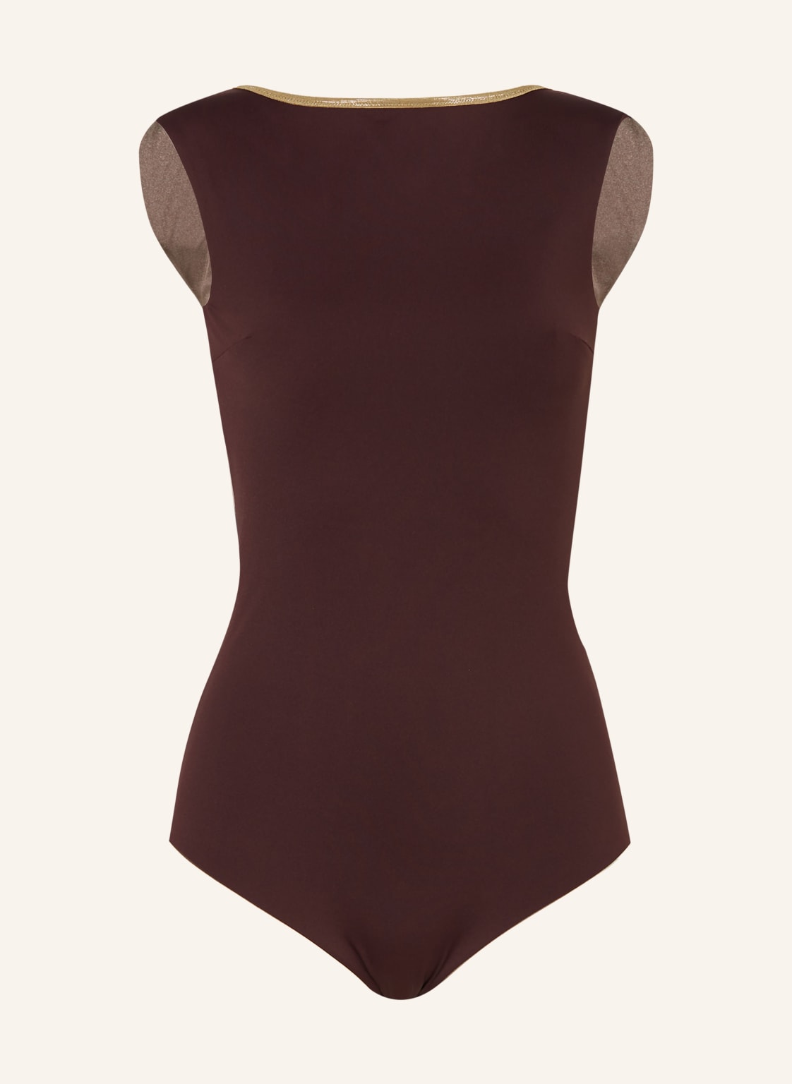 Mymarini High-Neck-Badeanzug Seabody Classic Shine Zum Wenden Mit Uv-Schutz 50+ braun Mymarini High-Neck-Badeanzug Seabody Classic Shine Zum Wenden Mit Uv-Schutz 50+ braun von MYMARINI