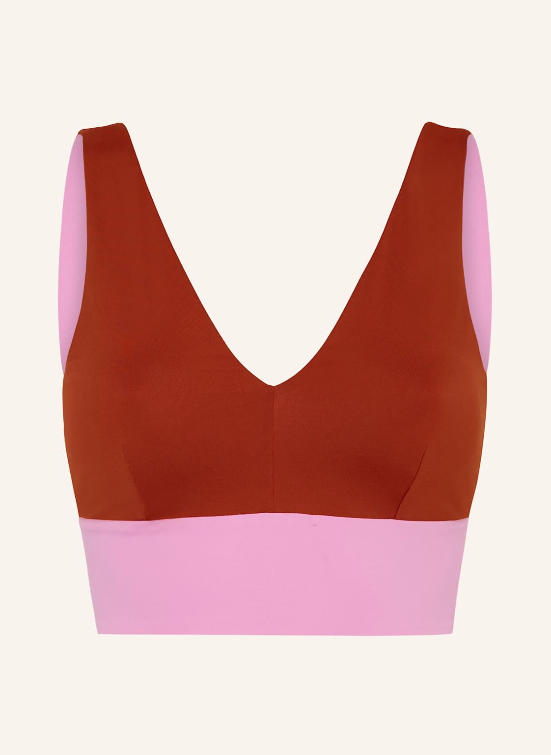 Mymarini Bralette-Bikini-Top Yogatop Zum Wenden Mit Uv-Schutz 50+ pink Mymarini Bralette-Bikini-Top Yogatop Zum Wenden Mit Uv-Schutz 50+ pink von MYMARINI