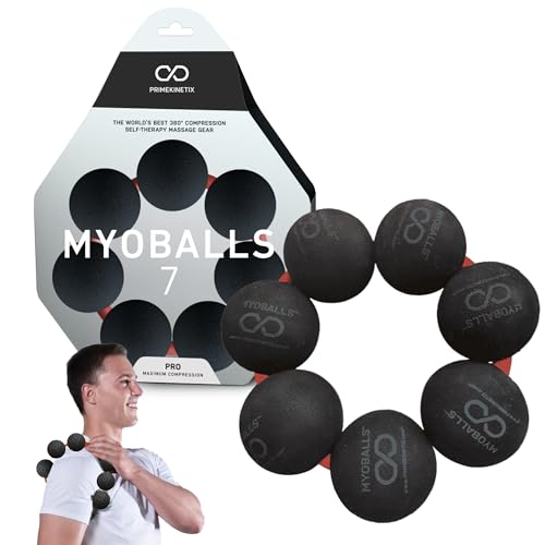 MyoBalls Unisex – Erwachsene Pro 7 Gymnastikball, schwarz, 7 von MyoBalls