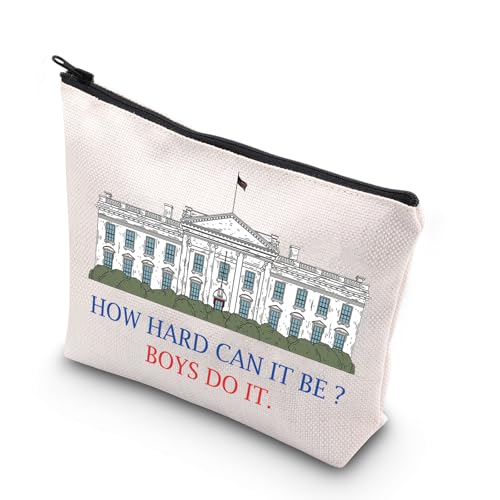 Kamala Make-up-Tasche, Geschenk für Frau Präsident, Geschenk für Kinder, Katze, Dame, Team-Kamala-Geschenk, How Hard UK von MYSOMY