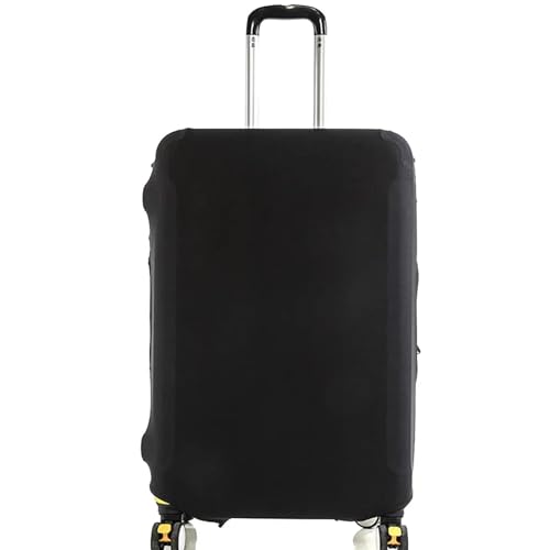 Gepäckabdeckung Mit Monogramm Reisekoffer-Schutzhüllen, dicker, elastischer Gepäckschutz for 18-28-Zoll-Gepäck, Reisetaschen-Hülle, goldfarbener Buchstabe bedruckt Gepäckschutzhülle(Black,M) von MZPOZB