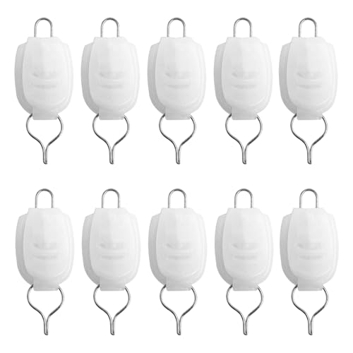 MZRAN 10 x Schnurstopper, Baitcast-Rollen, Angelschnurhalter, Schnalle, Stopper, Halteklammer, Halteklammer, langlebig von MZRAN