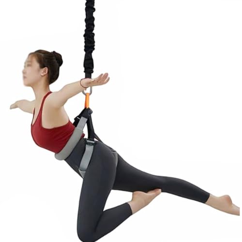 Dehnungsseil Indoor Bungee Resistance Bands Anti Break, Heavy Duty Yoga Bungee Cord, Bungee Fitness Set Für Dance Workout/Weight Loss/Weight Training(126.8-148.8 lbs (Medium)) von MZZKFC