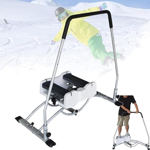 Skisimulator, Indoor-Skitrainingsgerät, Indoor-Anfänger-Fitnessstudio für das Krafttraining der Taille, Cardio-Trainingsgerät von MaGiLL