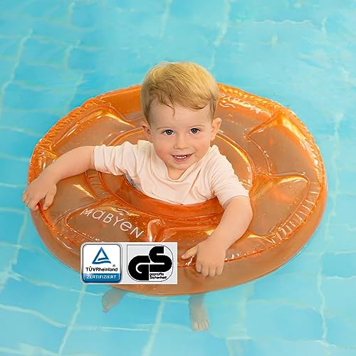 MABYEN Baby & Kids Schwimmring | TÜV Zertifiziert - höhenverstellbarer Sitz - ab 6 Monaten geeignet - Kinder Schwimmhilfe - fördert die motorischen Fähigkeiten - Badespaß MABYEN Baby & Kids Schwimmring | TÜV Zertifiziert - höhenverstellbarer Sitz - ab 6 Monaten geeignet - Kinder Schwimmhilfe - fördert die motorischen Fähigkeiten - Badespaß von Mabyen